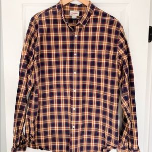 Lands’ End Canvas Men’s Plaid Shirt